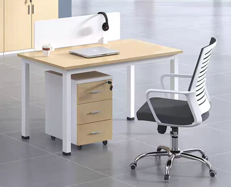 Steel Frame Computer Desk With Mobile Pedestal
